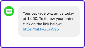 sms orders and updates